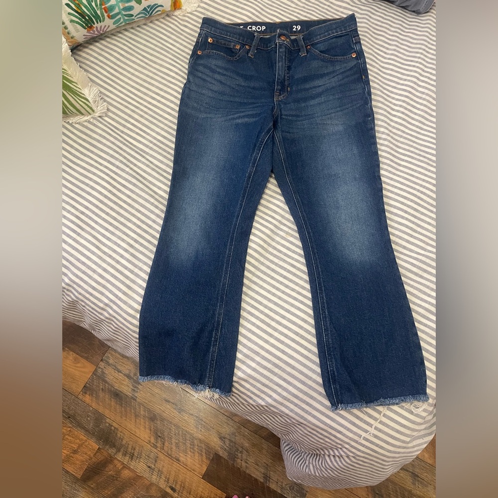 J. Crew Demi Boot Cropped Jeans